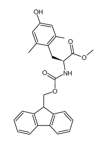Fmoc-2,6-dimethyl-(L)-Tyr-OMe结构式