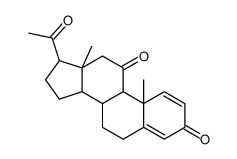 17-acetyl-10,13-dimethyl-7,8,9,12,14,15,16,17-octahydro-6H-cyclopenta[a]phenanthrene-3,11-dione结构式