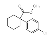 Methyl 1-(4-chlorophenyl)cyclohexanecarboxylate Structure