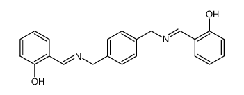 N,N'-bis(salicylidene)-1,4-phenylenedimethanamine Structure