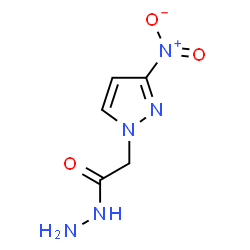 (3-NITRO-PYRAZOL-1-YL)-ACETIC ACID HYDRAZIDE Structure