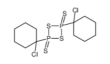 2,4-bis(1-chlorocyclohexyl)-2,4-bis(sulfanylidene)-1,3,2λ5,4λ5-dithiadiphosphetane Structure