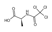 N-trichloroacetyl-L-alanine Structure