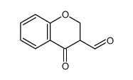 4-oxo-4H-1-benzopyran-3-carboxaldehyde结构式
