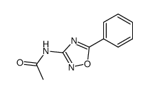 N-(5-phenyl-1,2,4-oxadiazol-3-yl)acetamide结构式