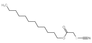 dodecyl 2-thiocyanatoacetate结构式