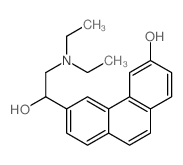 6-(2-diethylamino-1-hydroxy-ethyl)phenanthren-3-ol Structure