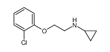 N-[2-(2-chlorophenoxy)ethyl]cyclopropanamine Structure