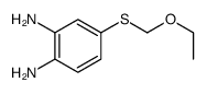 4-(ethoxymethylsulfanyl)benzene-1,2-diamine结构式