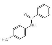 Benzenesulfinamide,N-(4-methylphenyl)-结构式