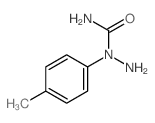 Hydrazinecarboxamide, 1-(4-methylphenyl)-结构式