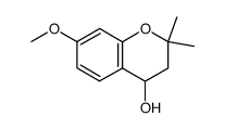 7-methoxy-2,2-dimethylchroman-4-ol Structure
