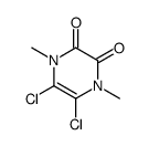 5,6-dichloro-1,4-dihydro-1,4-dimethylpyrazine-2,3-dione结构式