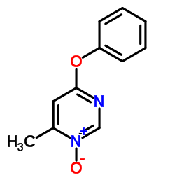 6-Methyl-4-phenoxypyrimidine 1-oxide结构式