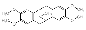 Dibenzo[a,e]cyclooctene-5,11-imine,5,6,11,12-tetrahydro-2,3,8,9-tetramethoxy-13-methyl- picture