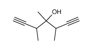 3,4,5-trimethyl-hepta-1,6-diyn-4-ol Structure