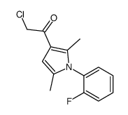 2-氯-1-[1-(2-氟-苯基)-2,5-二甲基-1H-吡咯-3-基]-乙酮图片