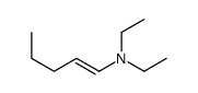 N,N-diethylpent-1-en-1-amine Structure