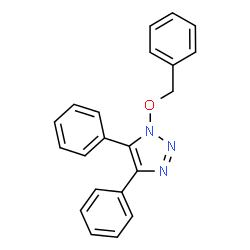 4,5-Diphenyl-1-(phenylmethoxy)-1H-1,2,3-triazole structure