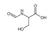 N-Formyl-DL-serine结构式