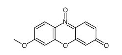 7-methoxy-10-oxidophenoxazin-10-ium-3-one结构式