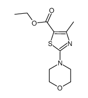 ethyl 4-methyl-2-morpholinothiazole-5-carboxylate Structure