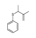 3-methylbut-3-en-2-ylsulfanylbenzene结构式