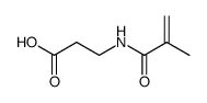 3-(methacryloylamino)propionio acid Structure