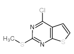 4-氯-2-(甲硫基)噻吩并[2,3-D]嘧啶结构式