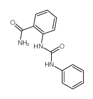 2-(phenylcarbamoylamino)benzamide Structure