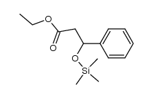 3-phenyl-3-[(trimethylsilyl)oxy]propanoate d'ethyle结构式