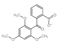 (2-nitrophenyl)-(2,4,6-trimethoxyphenyl)methanone结构式