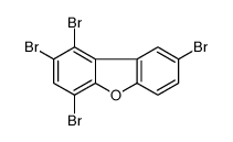 1,2,4,8-tetrabromodibenzofuran结构式