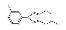 5-methyl-2-(3-methylphenyl)-4,5,6,7-tetrahydroisoindole Structure