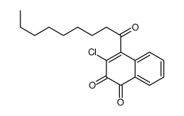 3-chloro-4-nonanoylnaphthalene-1,2-dione结构式