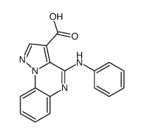 4-anilinopyrazolo[1,5-a]quinoxaline-3-carboxylic acid Structure