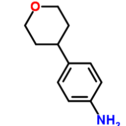 4-(四氢吡喃-4-基)苯胺结构式