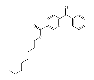octyl 4-benzoylbenzoate Structure