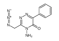 4-amino-3-(azidomethyl)-6-phenyl-1,2,4-triazin-5-one Structure