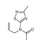 N-(3-methyl-1,2,4-thiadiazol-5-yl)-N-prop-2-enylacetamide结构式