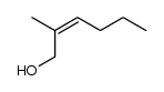 2-methyl-2-hexen-1-ol Z isomer Structure