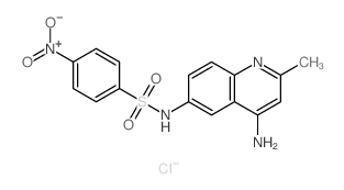N-(4-amino-2-methyl-quinolin-6-yl)-4-nitro-benzenesulfonamide picture