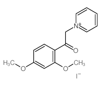 1-(2,4-dimethoxyphenyl)-2-pyridin-1-yl-ethanone结构式