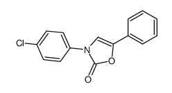 3-(4-chlorophenyl)-5-phenyl-1,3-oxazol-2-one Structure