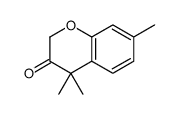 4,4,7-trimethylchromen-3-one Structure