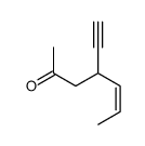 4-ethynylhept-5-en-2-one Structure