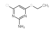 2-Pyrimidinamine,4-chloro-6-(ethylthio)- structure