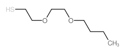 2-(2-butoxyethoxy)ethanethiol结构式