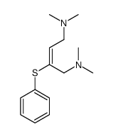 1,4-Bis(dimethylamino)-2-phenylthio-2-butene结构式
