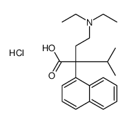 (3-carboxy-4-methyl-3-naphthalen-1-ylpentyl)-diethylazanium,chloride结构式